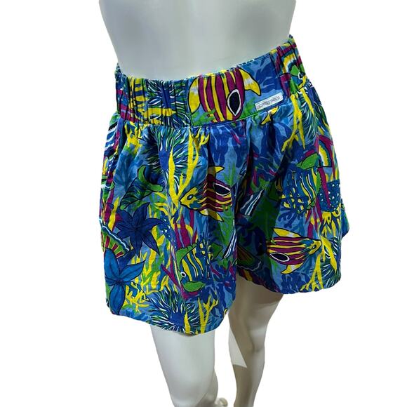 Vintage 1980s Cristina’s Tropical Fish High-Waist Shorts medium - Picture 12 of 16